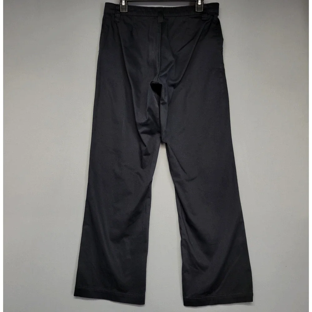 Aura‎ Pants Womens 6 Black Stretch Wide Leg Casual Office Workwear Comfort Band